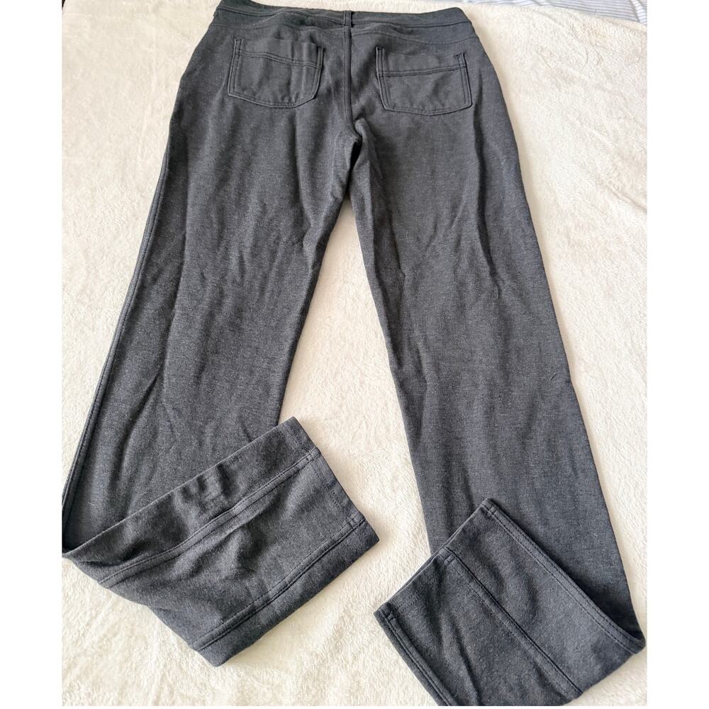 Athleta Ponte Moto 2.0 Pants Gray Zip Pocket Stretch Skinny Leg - Picture 3 of 8